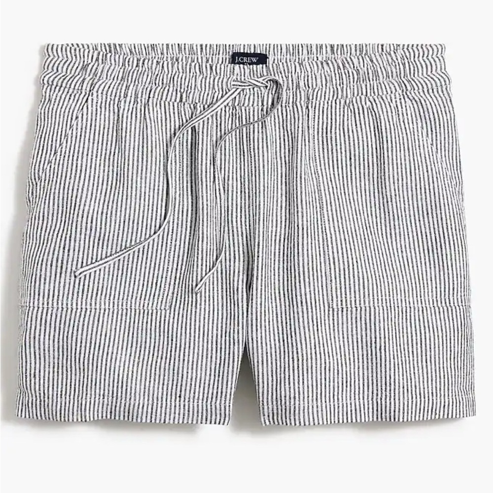 J. Crew Striped Linen Shorts size XXL